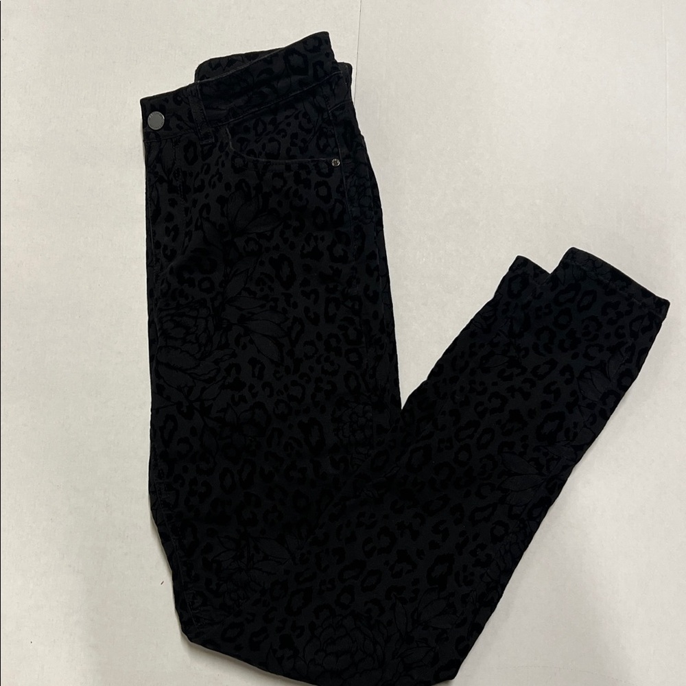 Marciano Women's Black Patterned Skinny Jeans